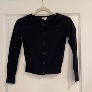 Girls Cat and Jack girls black cardigan